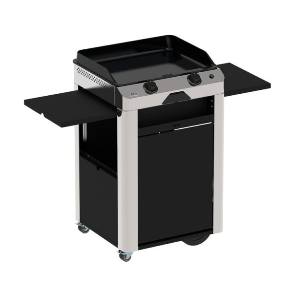 Combo Fusion inox - 60 - Plancha gas + roltafel